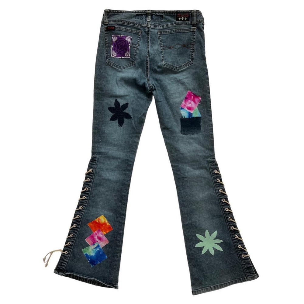 VINTAGE MUDD PATCHWORK JEANS - Picture 3 of 4